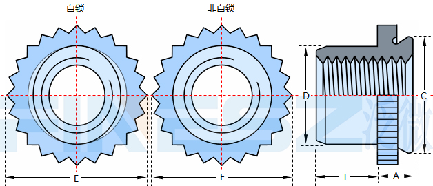 自锁螺母