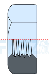 JIS B1181单倒角六角螺帽